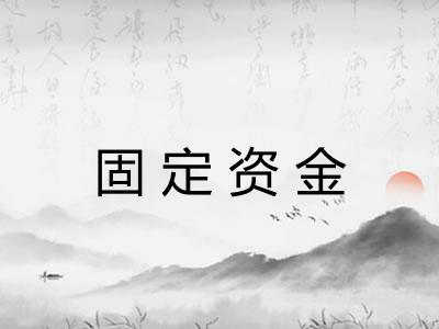 固定资金 固定资金
