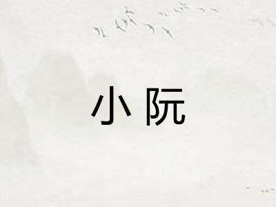 小阮