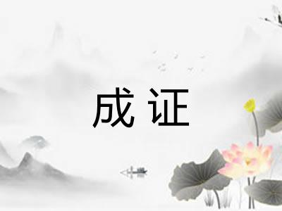 成证 成证