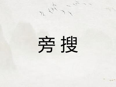 旁搜 旁搜