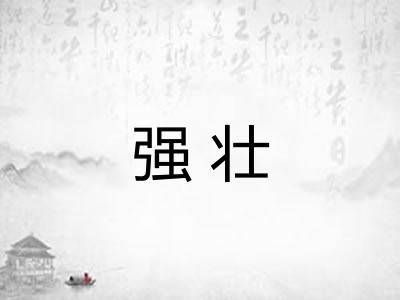 强壮 强壮