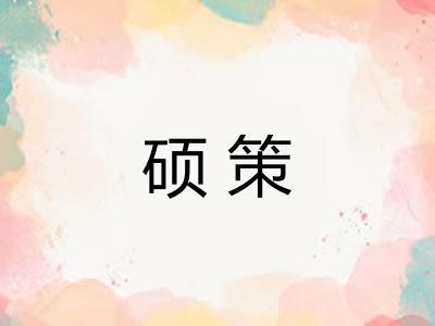 硕策 硕策