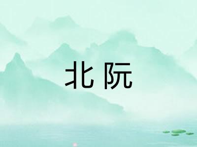 北阮 北阮