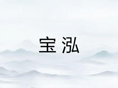 宝泓