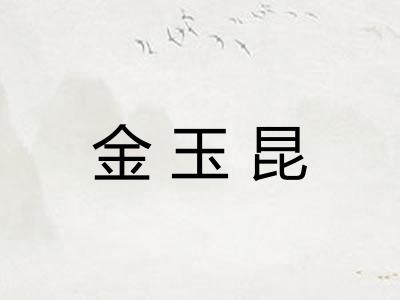 金玉昆 金玉昆