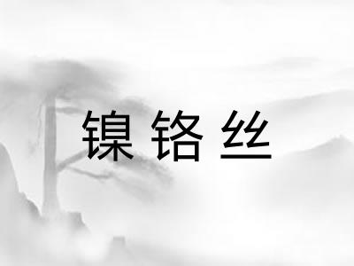 镍铬丝 镍铬丝