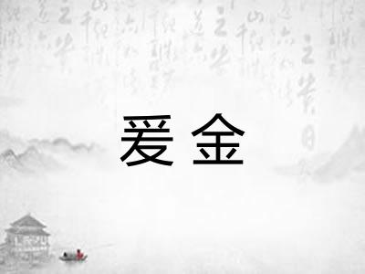 爰金 爰金