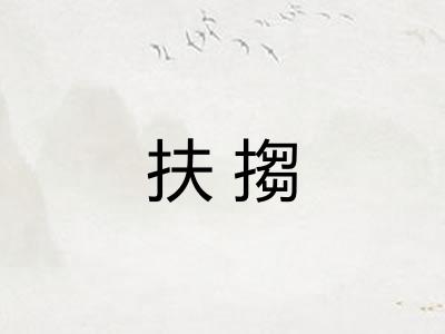 扶搊