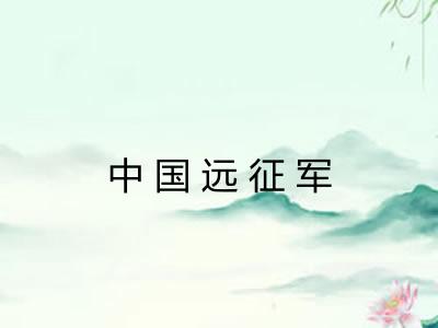中国远征军 中国远征军