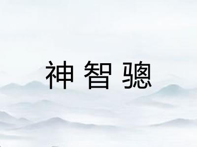 神智骢 神智骢