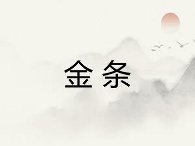 金条 金条