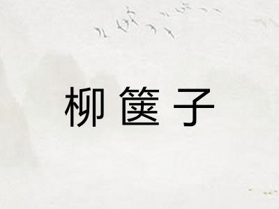 柳箧子 柳箧子