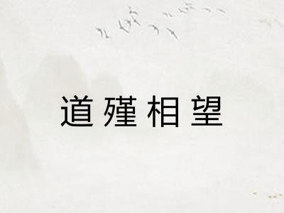 道殣相望 道殣相望